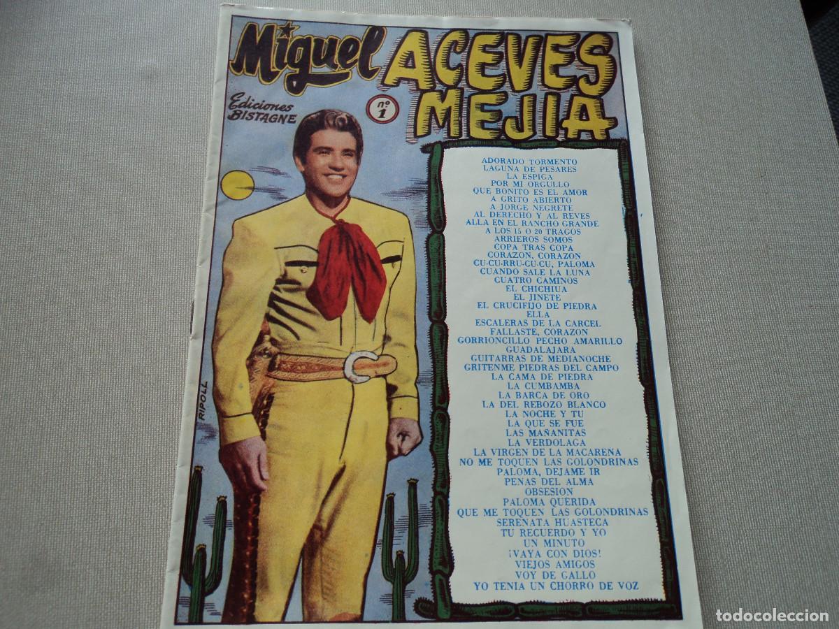 Cat&aacute;logos de M&uacute;sica: cancionero miguel aceves mejias, ed. bistagne