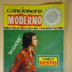 Catálogos de Música: CAMILO SESTO , CANCIONERO MODERNO , ED ESTE 1974, VER FOTOS
