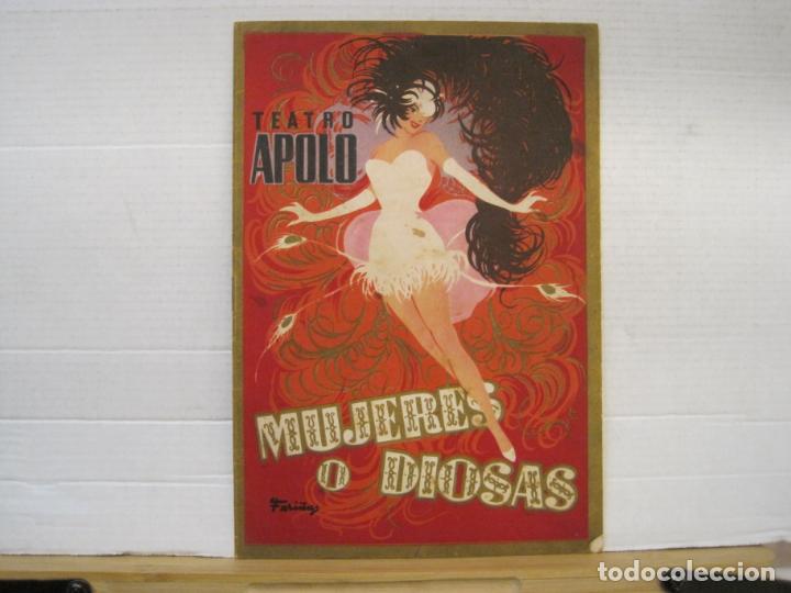 Cat&aacute;logos de M&uacute;sica: BARCELONA-TEATRO APOLO-MUJERES O DIOSAS-PROGRAMA-VER FOTOS-(K-8315)