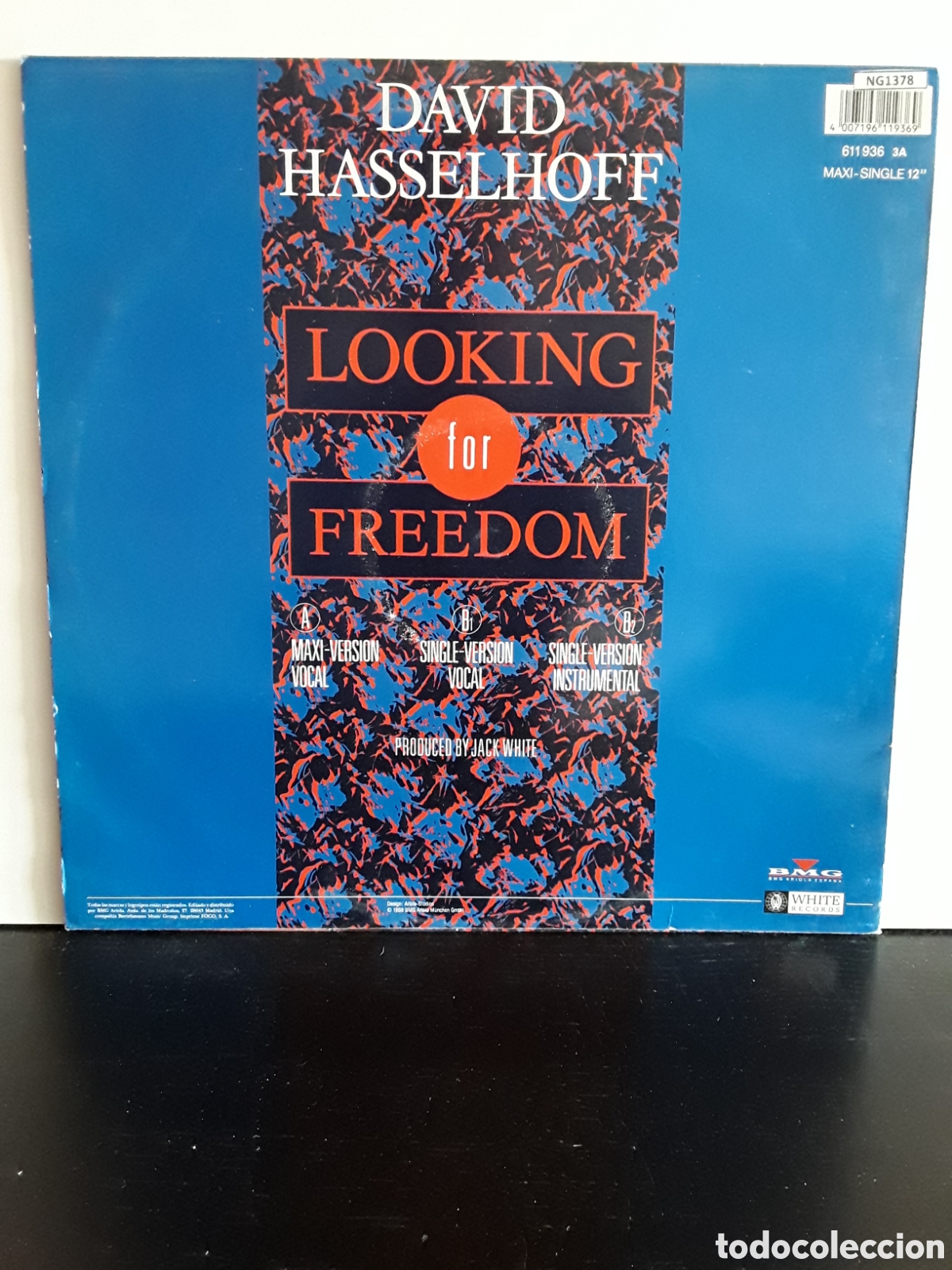 Cat&aacute;logos de m&uacute;sica: David Hasselhoff &lrm;&ndash; Looking For Freedom - Foto 2
