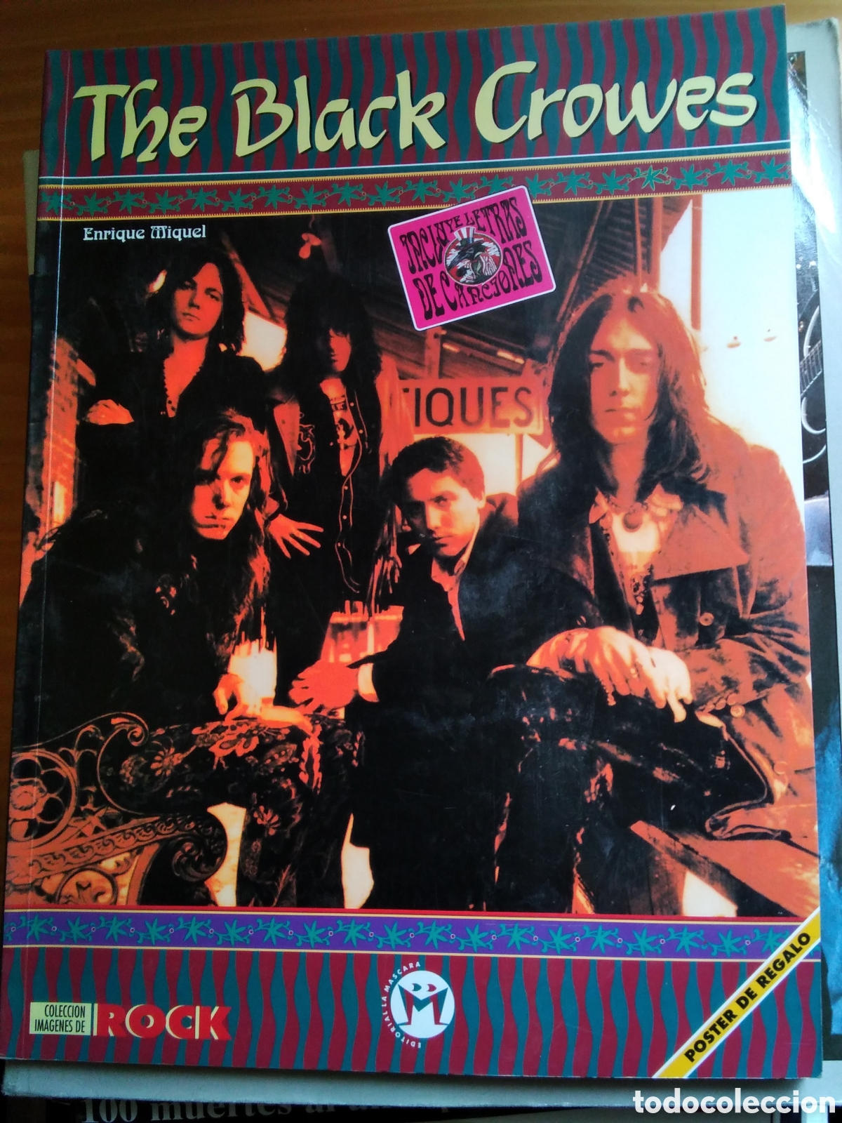 Catalogues de Musique: The Black Crowes libro revista musical incluye poster 1995 en castellano