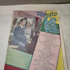 Catálogos de Música: CANCIONERO EDICIONES BISTAGNE - RENATO CAROSONE - AÑO 1958. Lote 389388919