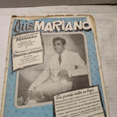 Catálogos de Música: CANCIONERO EDICIONES BISTAGNE - LUIS MARIANO - AÑOS 50. Lote 389418549