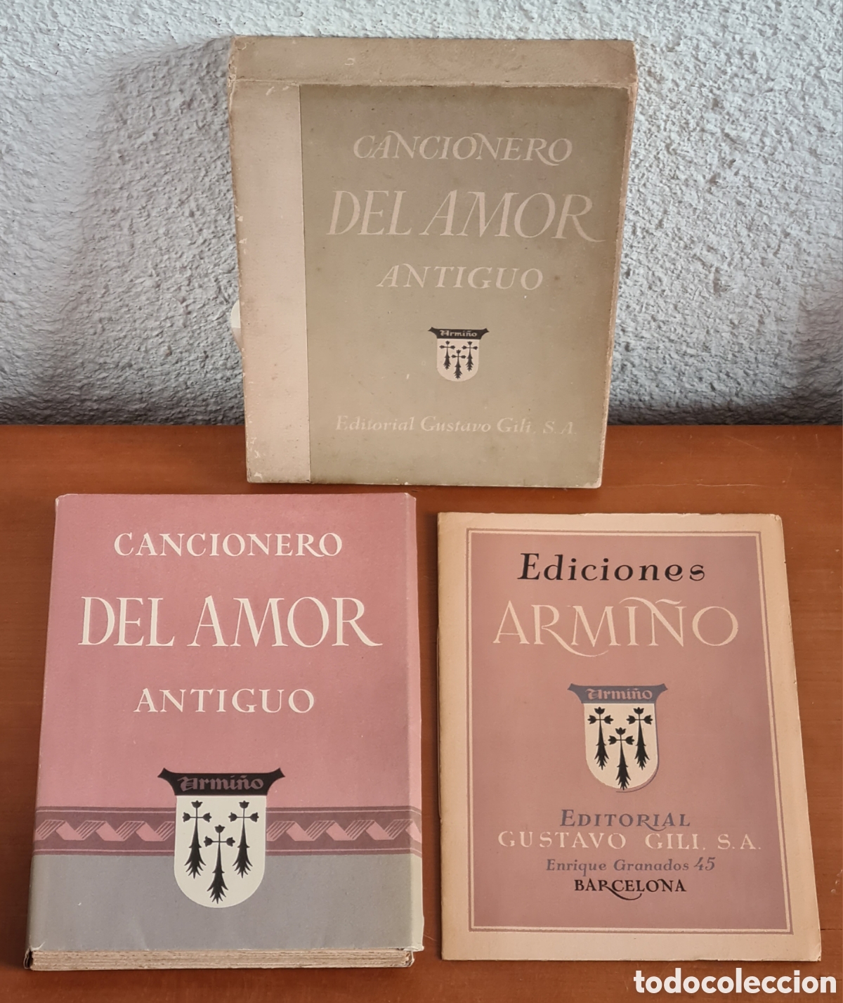 Cat&aacute;logos de M&uacute;sica: Cancionero del Amor Antiguo - Ediciones Armi&ntilde;o - Limitada y Numerada