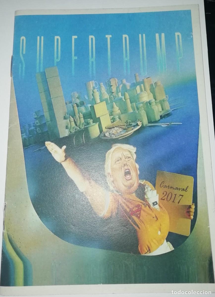 Cat&aacute;logos de M&uacute;sica: Carnaval de C&aacute;diz libreto chirigota ilegal supertrump 2017