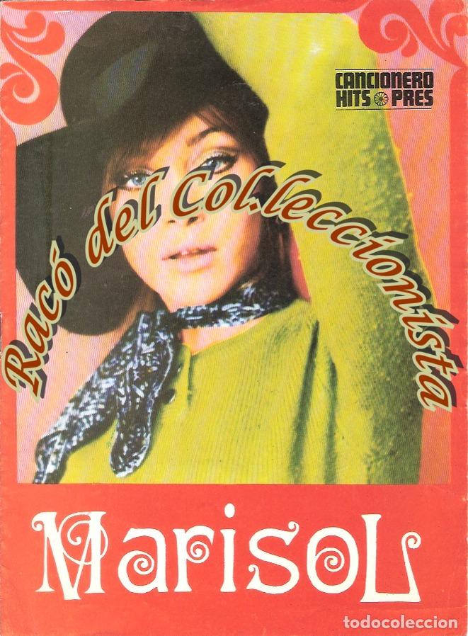 Cat&aacute;logos de M&uacute;sica: MARISOL CANCIONERO HITS PRES N. 21 , EL POETA, PERDONAME, VACACIONES, NO LLORES MI AMOR, ETC., 1970