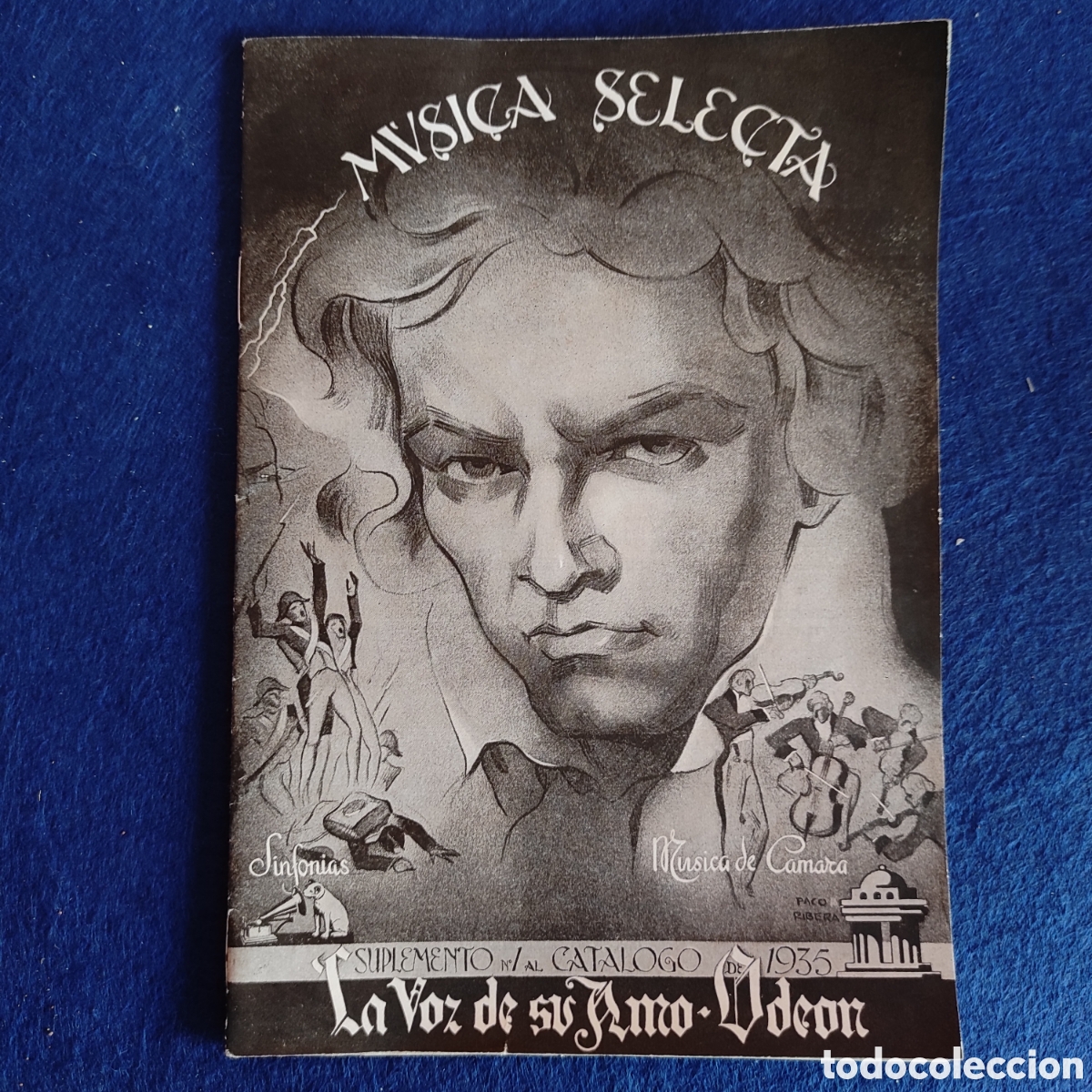 Cat&aacute;logos de M&uacute;sica: MUSICA SELECTA. SUPLEMENTO AL CATALOGO DE 1935 LA VOZ DE SU AMO-ODEON.