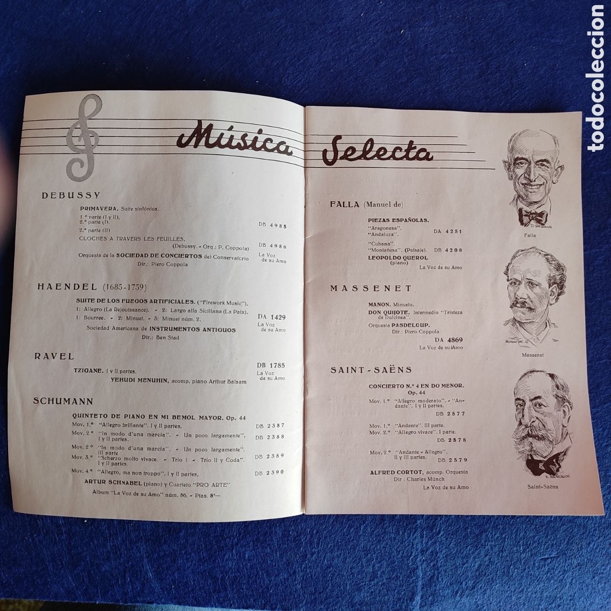 Cat&aacute;logos de m&uacute;sica: MUSICA SELECTA. ABRIL 1936. - Foto 2