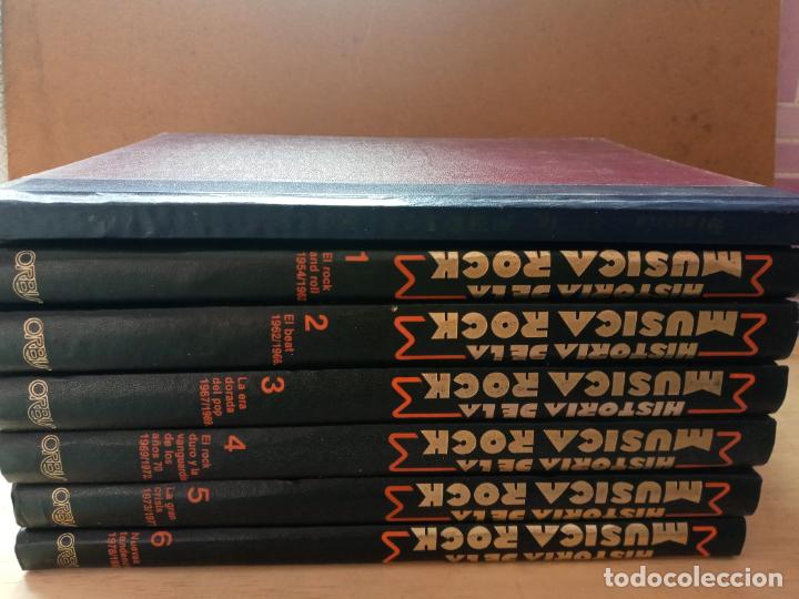 Cat&aacute;logos de M&uacute;sica: Libros historia de la musica rock- 6 tomos orbis + 1 tomo extra