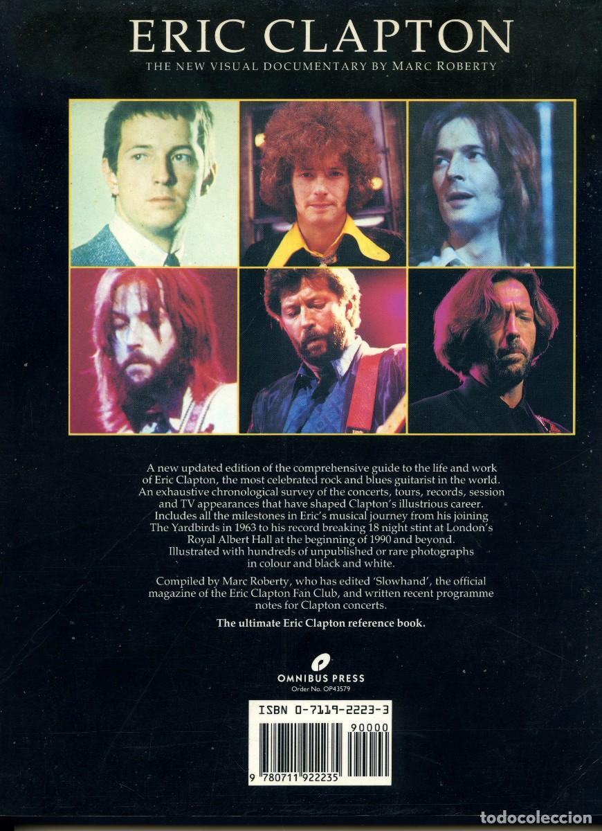 Cat&aacute;logos de m&uacute;sica: ERIC CLAPTON - THE NEW VISUAL DOCUMENTARY - MARC ROBERTY 1990 - Foto 2