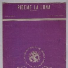 Catálogos de Música: PIDEME LA LUNA - MUSICA DE AUGUSTO ALGUERO. Lote 399884999