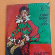 Catálogos de Música: GRAN FESTIVAL DEL BALLET , GRAN TEATRO LICEO, BARCELONA, PRIMAVERA 1967, VER FOTOS. Lote 400549109