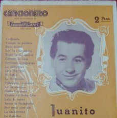 Catálogos de Música: JUANITO VALDERRAMA CANCIONERO EDITORIAL ALAS 20 PÁGINAS.... Lote 401884159