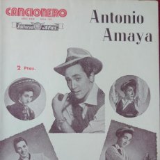 Catálogos de Música: ANTONIO AMAYA CANCIONERO EDITORIAL ALAS 20 PÁGINAS.... Lote 401884659