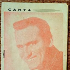 Catálogos de Música: CANTA MANOLO ESCOBAR 1962 - CANCIONERO CON 8 CANCIONES. Lote 402147429