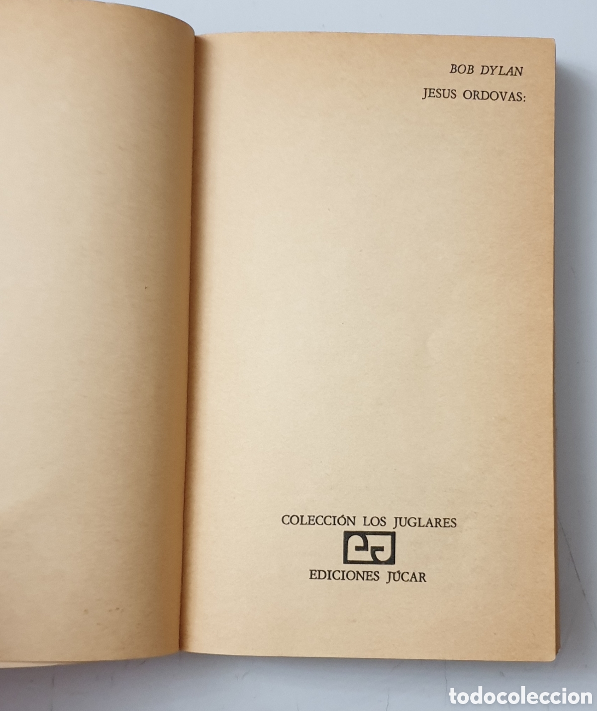 Cat&aacute;logos de m&uacute;sica: LIBRO BOB DYLAN (Espa&ntilde;a - Ediciones Jucar - 1979) 4&deg; Edicion - Foto 5