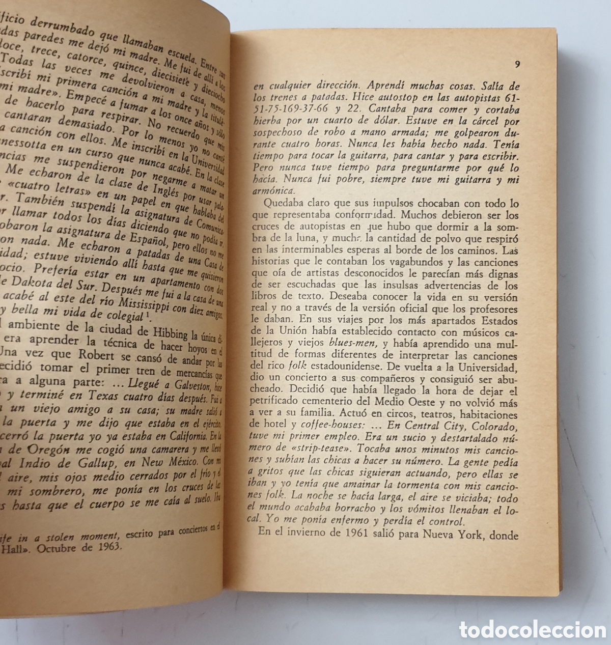 Cat&aacute;logos de m&uacute;sica: LIBRO BOB DYLAN (Espa&ntilde;a - Ediciones Jucar - 1979) 4&deg; Edicion - Foto 8