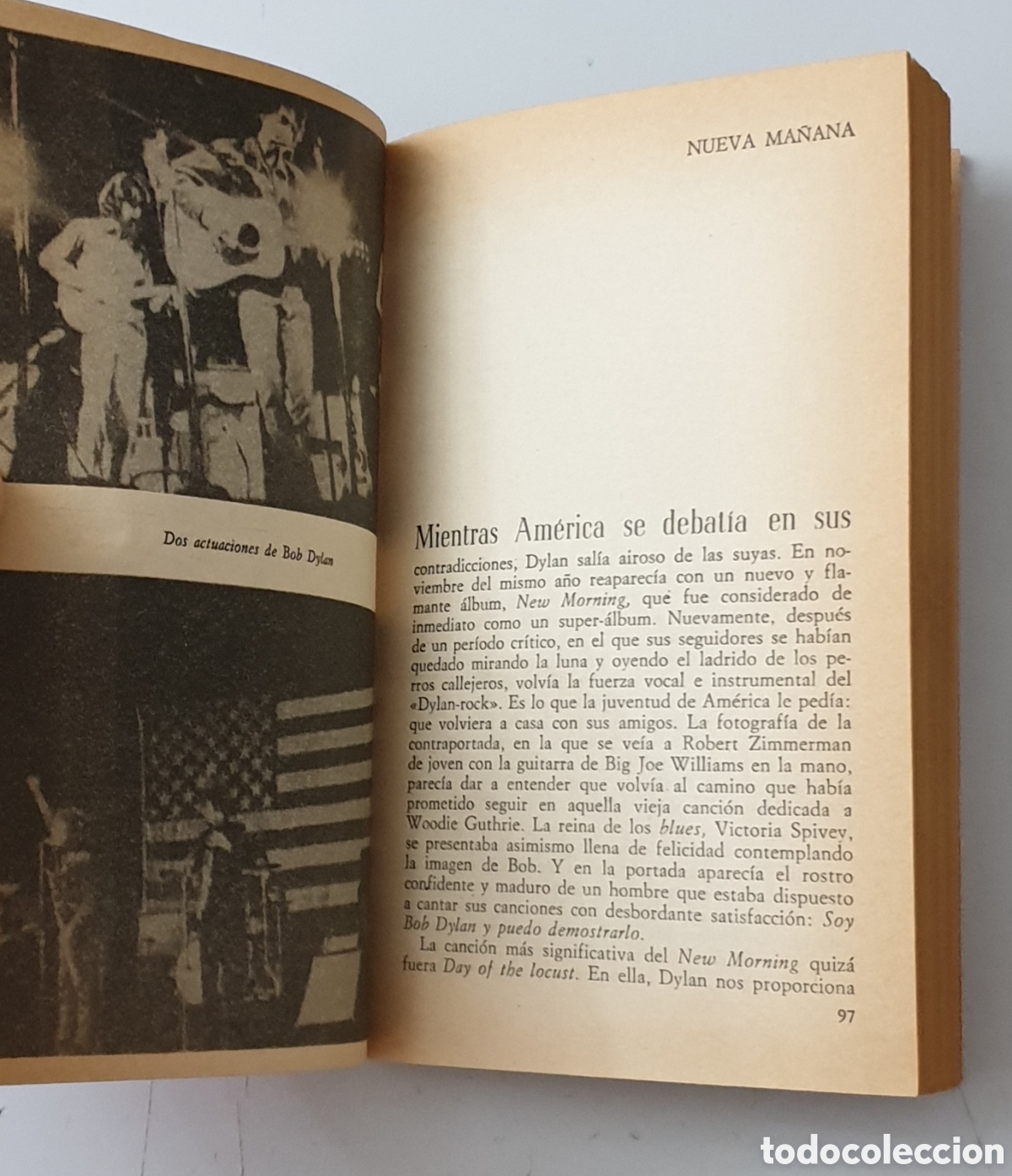 Cat&aacute;logos de m&uacute;sica: LIBRO BOB DYLAN (Espa&ntilde;a - Ediciones Jucar - 1979) 4&deg; Edicion - Foto 12