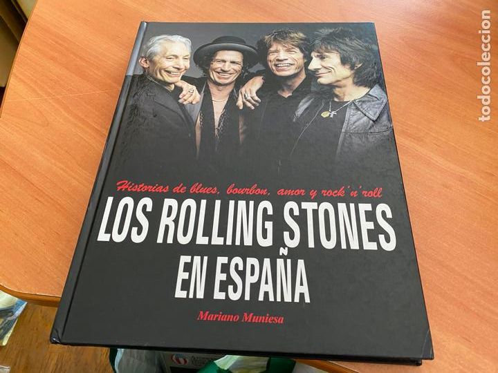 Catalogues de Musique: LOS ROLLING STONES EN ESPA&Ntilde;A (MARIANO MUNIESA). TAPA DURA . MUCHAS FOTOS (LB57)