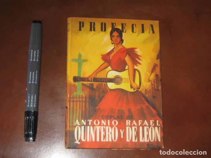 Cat&aacute;logos de m&uacute;sica: PROFECIA - COPLAS DE QUINTERO Y DE LEON - 1954 - COMO NUEVO - Foto 1