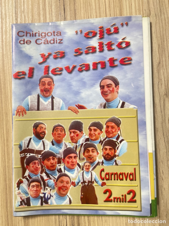 Catalogues de Musique: Carnaval, C&aacute;diz, 2002 libreto chirigota del Love OJ&Uacute; YA SALT&Oacute; EL LEVANTE