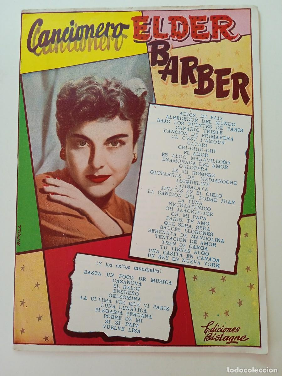 Catalogues de Musique: CANCIONERO ELDER BARBER - EDICIONES BISTAGNE