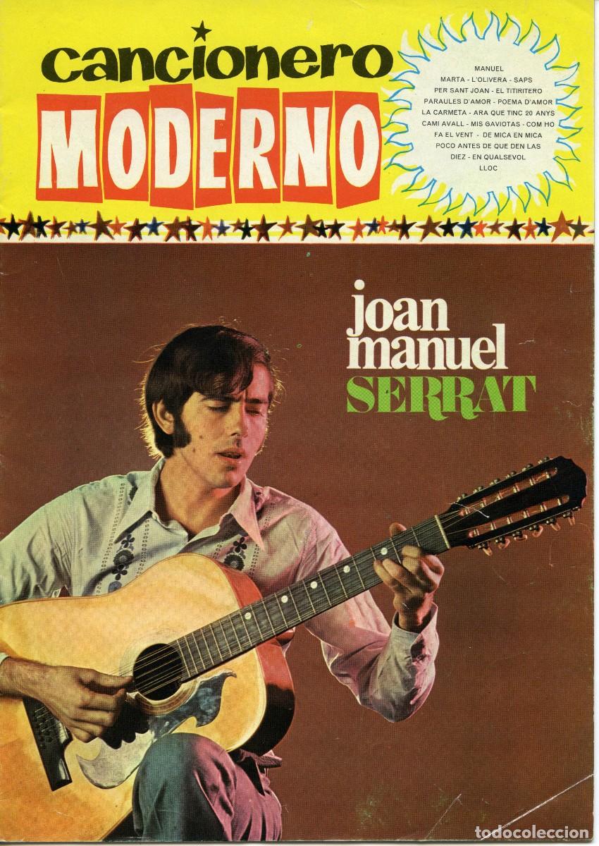 Catalogues de Musique: JOAN MANUEL SERRAT - &rdquo;CANCIONERO MODERNO&rdquo; - 1968