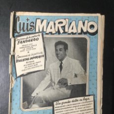 Catálogos de Música: CANCIONERO LUIS MARIANO , VIOLETAS IMPERIALES.