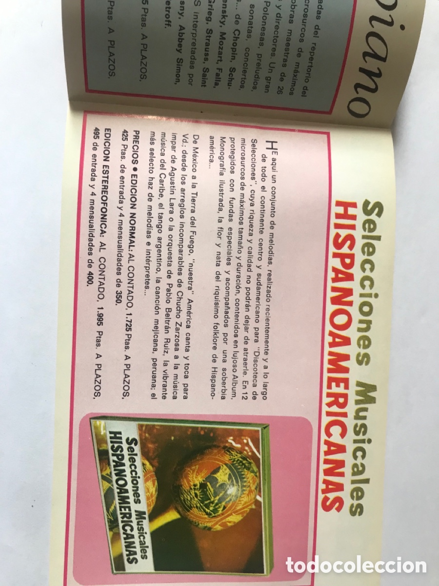 Cat&aacute;logos de m&uacute;sica: Cat&aacute;logo de discos Readers digest 1968 - Foto 2