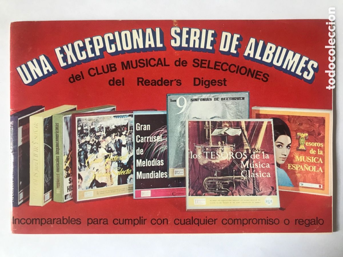 Cat&aacute;logos de m&uacute;sica: Cat&aacute;logo de discos Readers digest 1968 - Foto 1