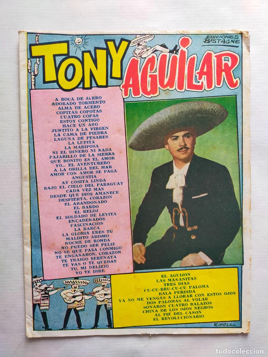 Catalogues de Musique: CANCIONERO N&ordm; 21: TONY AGUILAR - EDICIONES BISTAGNE A&ntilde;o 1962