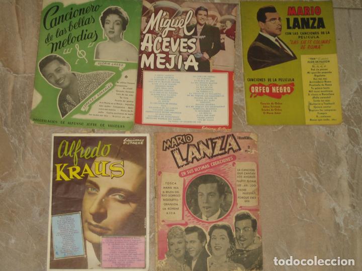 Catalogues de Musique: LOTE DE 5 PARTITURAS -