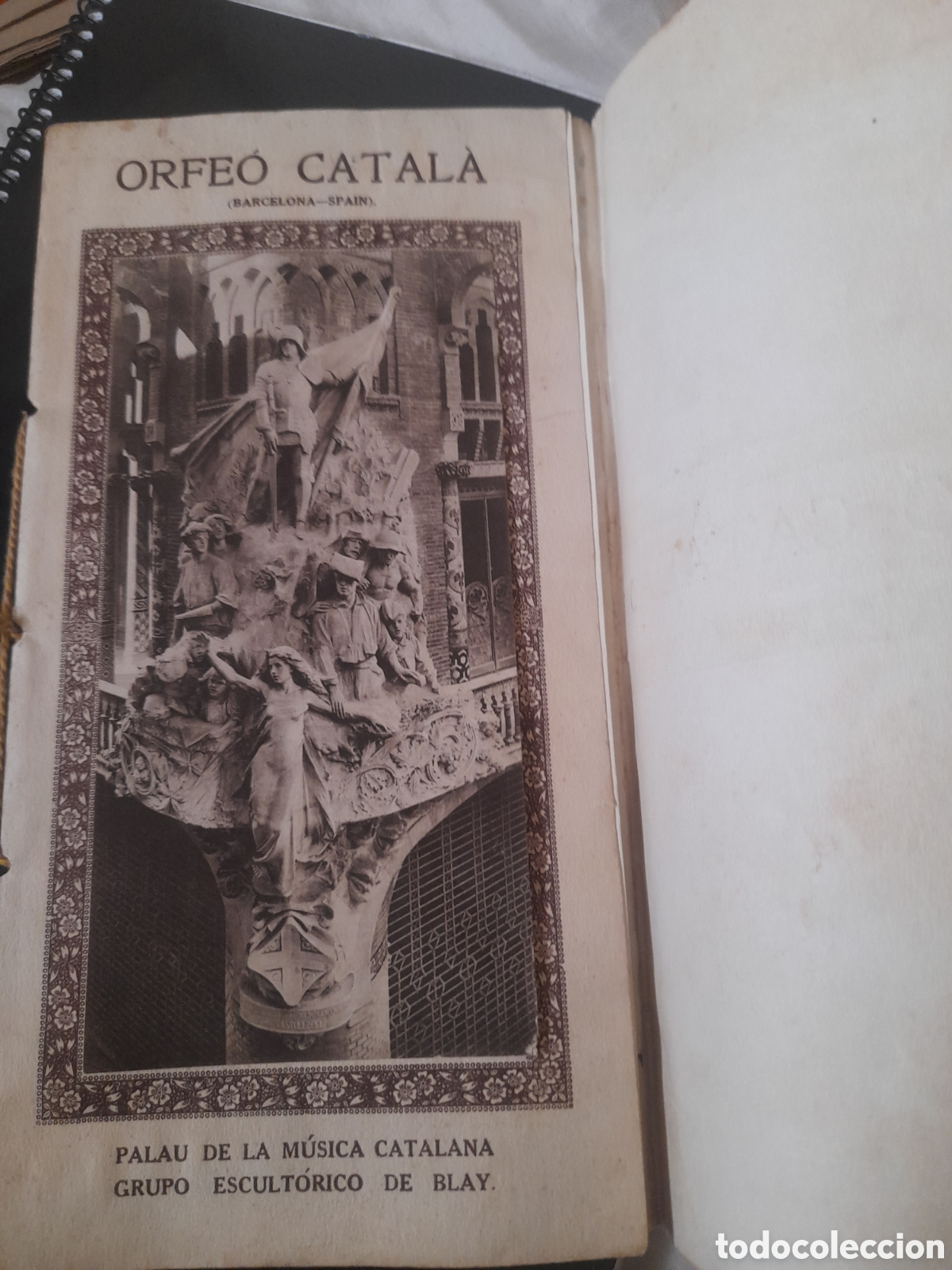 Cat&aacute;logos de m&uacute;sica: Programa del Orfeo Catala de 1914, en ingl&eacute;s - Foto 2