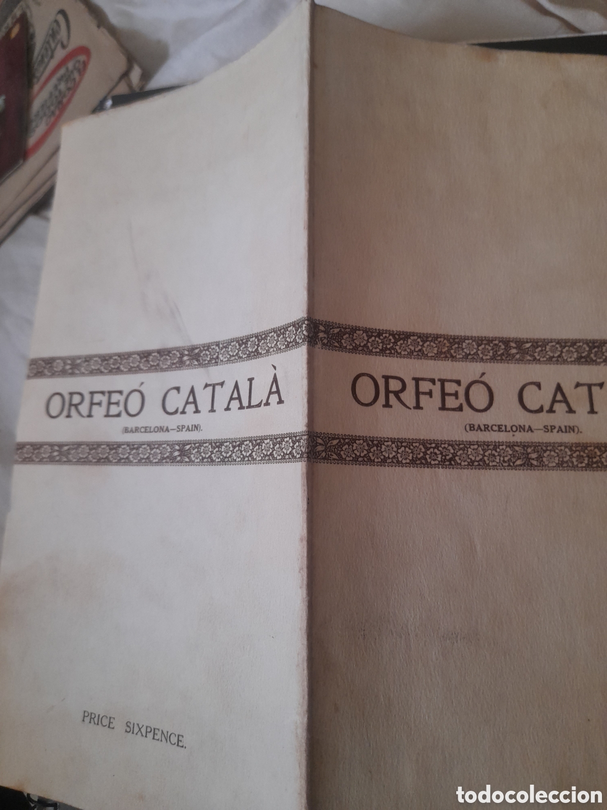 Cat&aacute;logos de m&uacute;sica: Programa del Orfeo Catala de 1914, en ingl&eacute;s - Foto 14