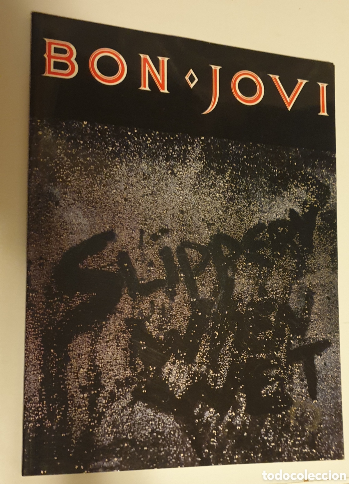 Catalogues de Musique: Libro de partituras Bon Jovi, album &rdquo;Slippery when wet&rdquo;