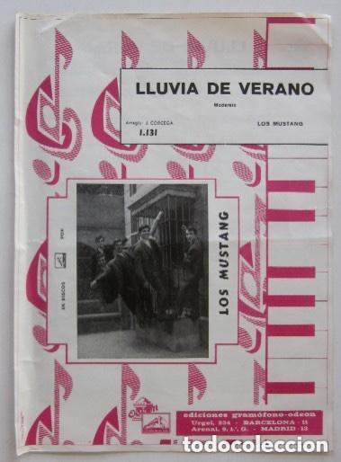 Cat&aacute;logos de m&uacute;sica: LLUVIA DE VERANO - LOS MUSTANG - Foto 1