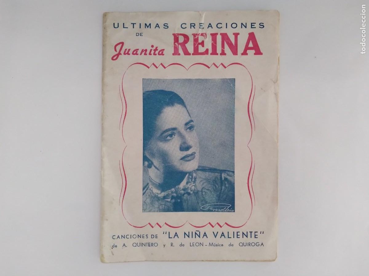 antiguo cancionero juanita reina la niña valien - Compra venta en  todocoleccion