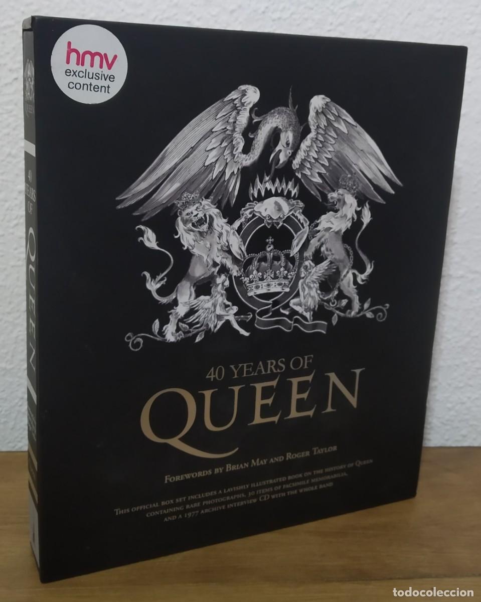 Catalogues de Musique: QUEEN. PRECIOSO LIBRO COMPLETO &rdquo;40 YEARS OF QUEEN&rdquo;.