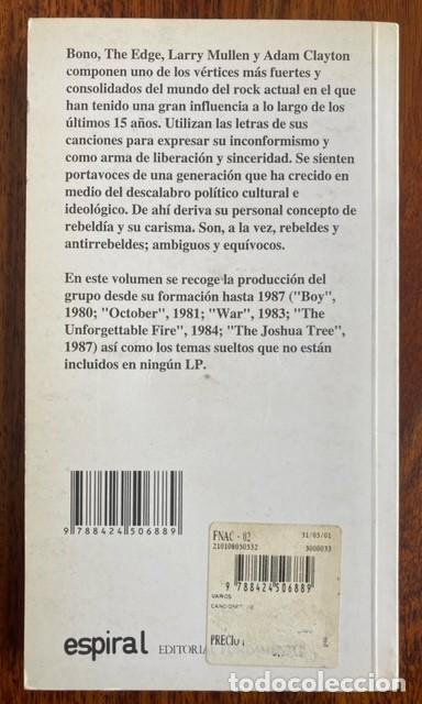 Cat&aacute;logos de m&uacute;sica: U2 canciones - Foto 2