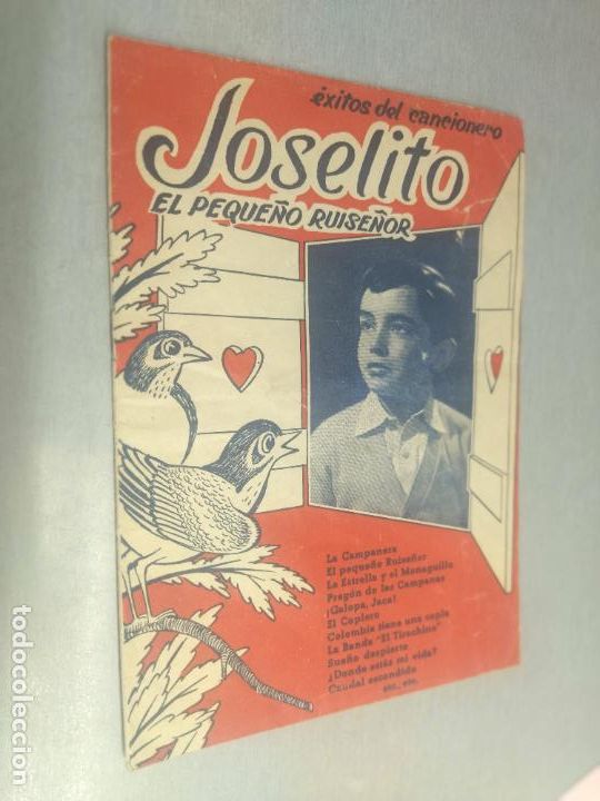 Catalogues de Musique: CANCIONERO N&ordm; 196 EXTRAORDINARIO: JOSELITO EL PEQUE&Ntilde;O RUISE&Ntilde;OR / EDITORIAL ALAS