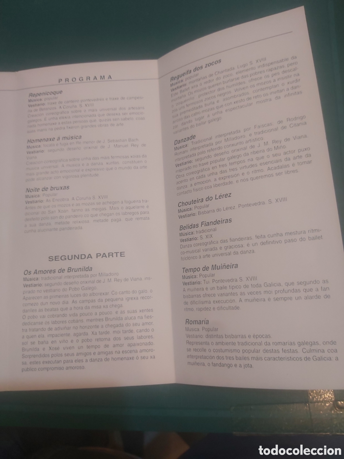Cat&aacute;logos de m&uacute;sica: Ballet galego rey de Viana programa - Foto 3