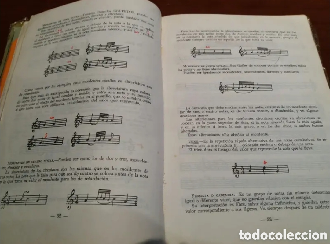 Cat&aacute;logos de m&uacute;sica: Teor&iacute;a del solfeo. Antiguo. - Foto 2