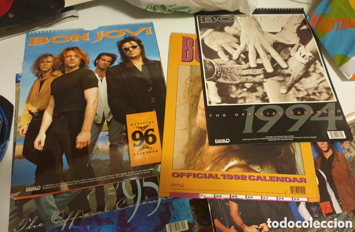 Catalogues de Musique: Calendarios Oficiales BonJovi