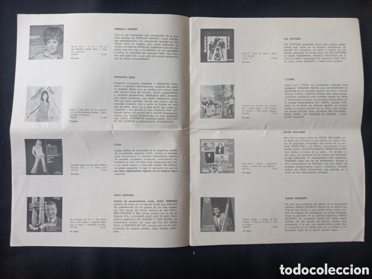 Cat&aacute;logos de m&uacute;sica: DISCOS VERGARA. 2 cat&aacute;logos 1966 - Foto 2