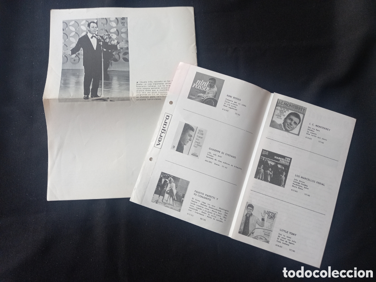 Cat&aacute;logos de m&uacute;sica: DISCOS VERGARA. 2 cat&aacute;logos 1966 - Foto 5