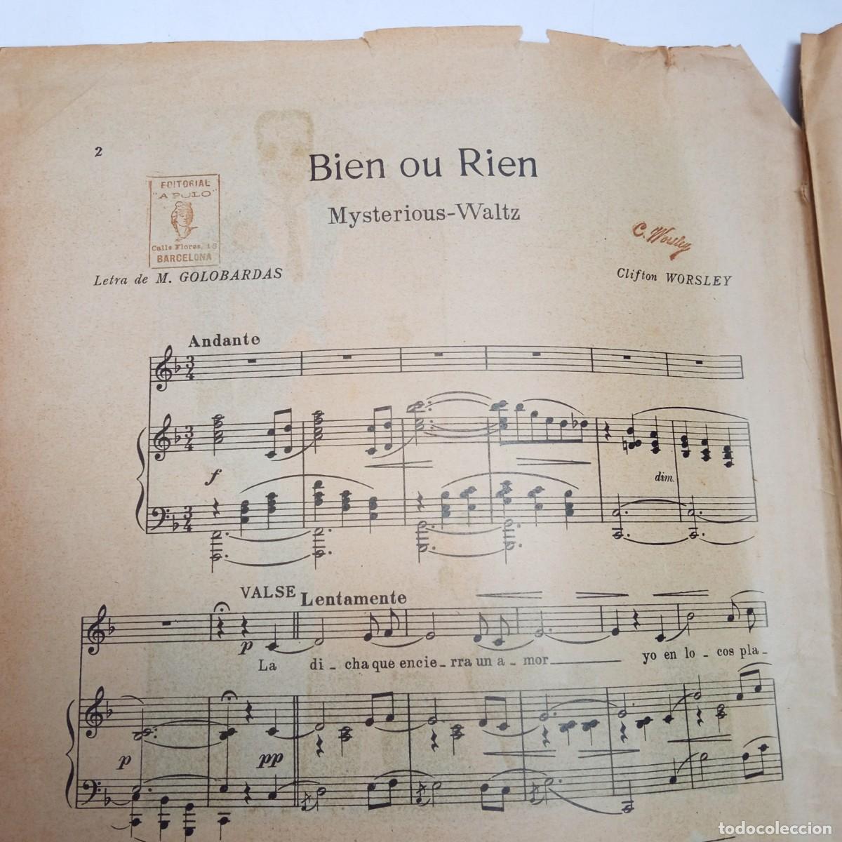 Cat&aacute;logos de m&uacute;sica: BIEN OU RIEN - Foto 3