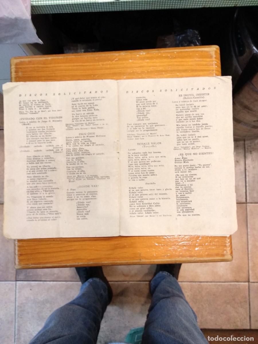 Cat&aacute;logos de m&uacute;sica: CANCIONERO &Eacute;XITOS DEL D&Iacute;A - Foto 4