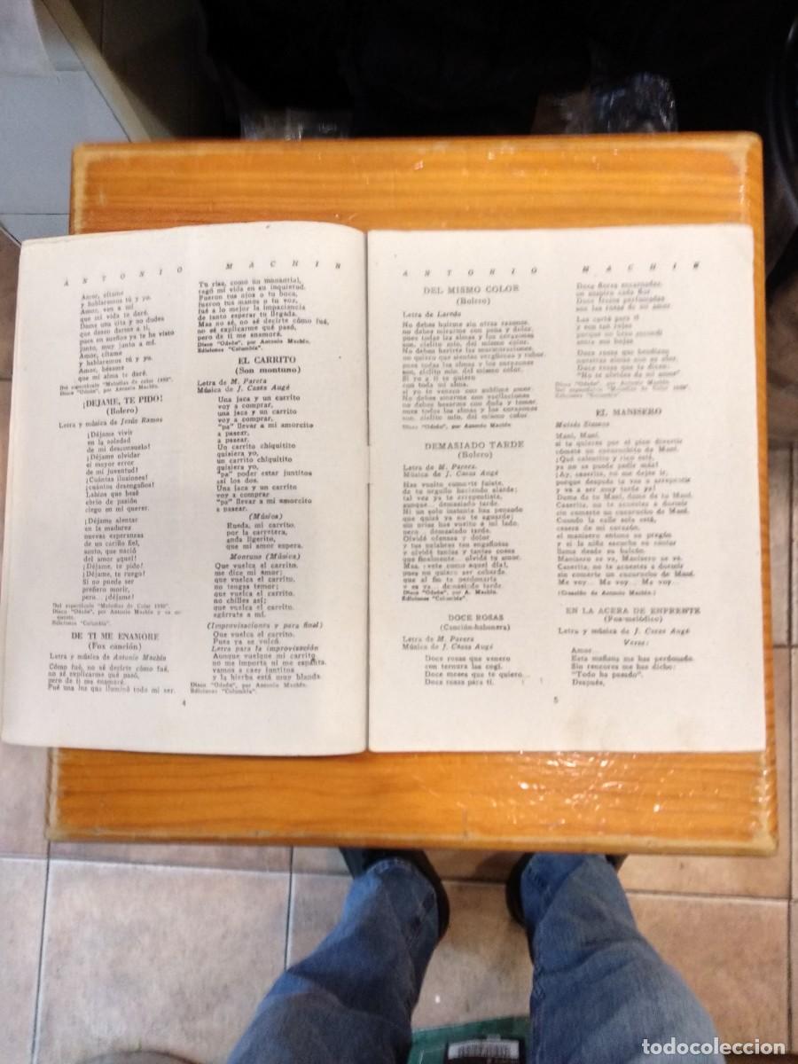 Cat&aacute;logos de m&uacute;sica: CANCIONERO ANTONIO MACH&Iacute;N 51 &Eacute;XITOS - Foto 3