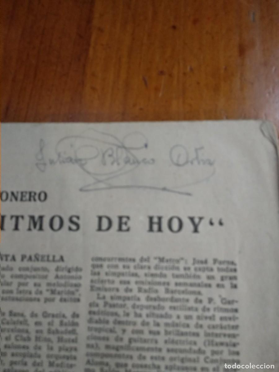 Cat&aacute;logos de m&uacute;sica: CANCIONERO RITMOS DE HOY - Foto 3