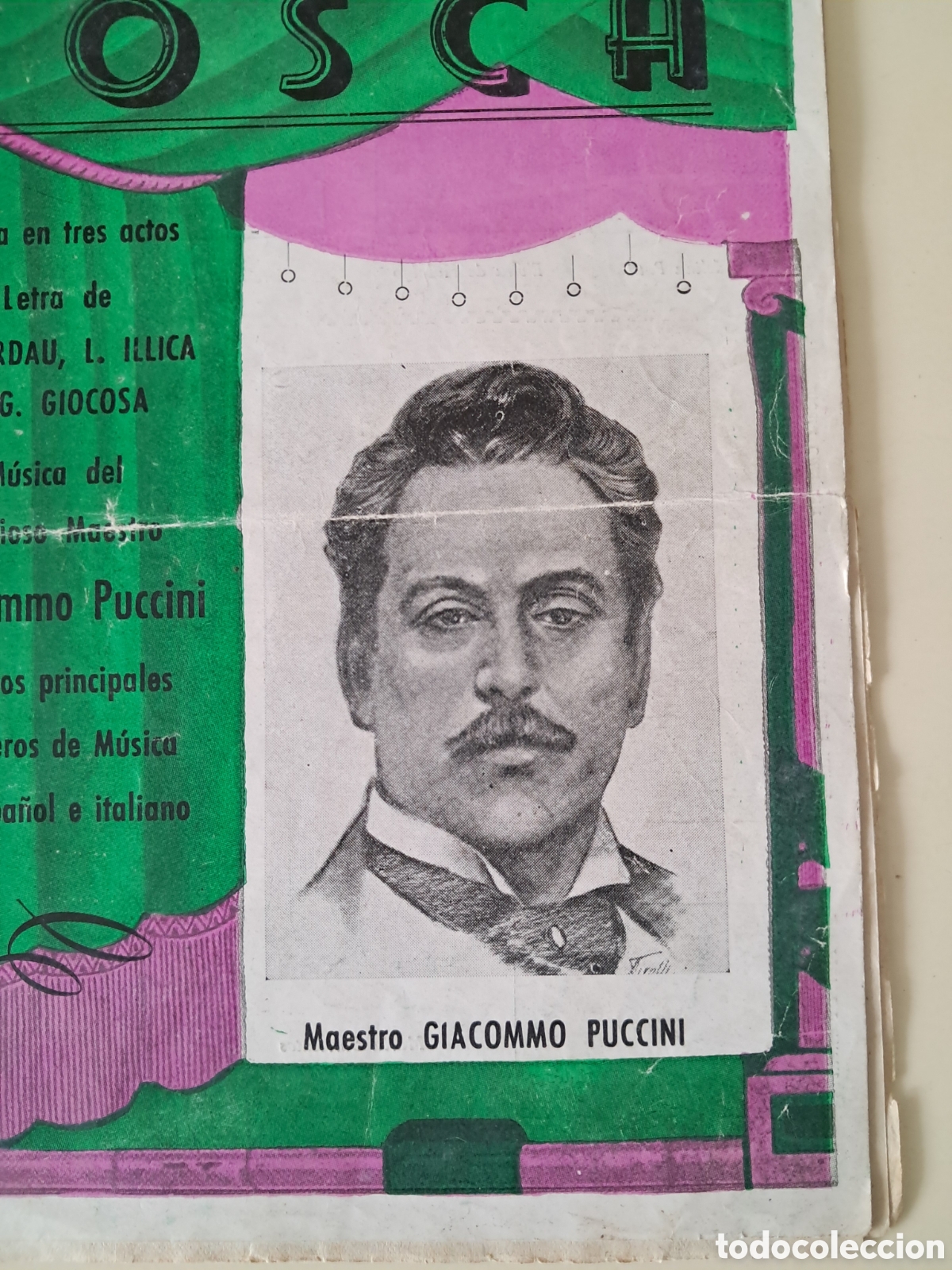 Cat&aacute;logos de m&uacute;sica: Opera-Tosca,Giacommo Puccini - Foto 3